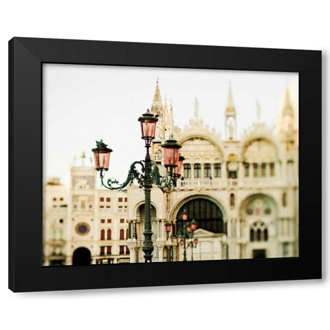 A Venetian Concerto Black Modern Wood Framed Art Print with Double Matting by Bevan, Keri