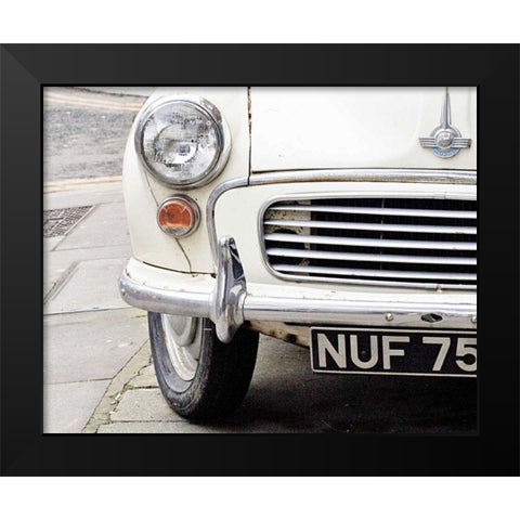 London Traveller Black Modern Wood Framed Art Print by Bevan, Keri