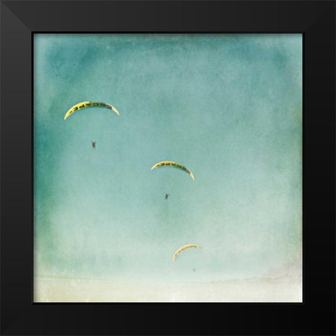 The Escape Black Modern Wood Framed Art Print by Bevan, Keri