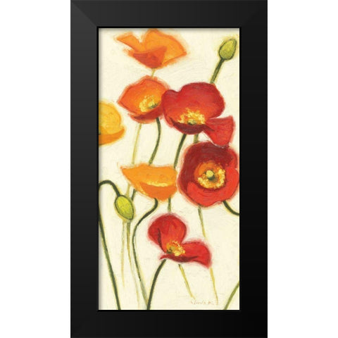 Enlightened Spirits II Black Modern Wood Framed Art Print by Novak, Shirley