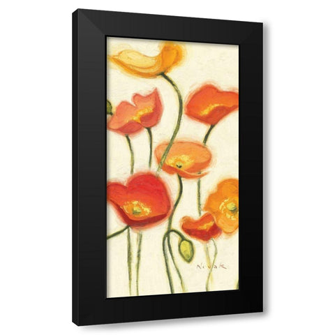 Enlightened Spirits III Black Modern Wood Framed Art Print with Double Matting by Novak, Shirley