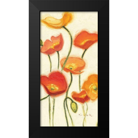 Enlightened Spirits III Black Modern Wood Framed Art Print by Novak, Shirley