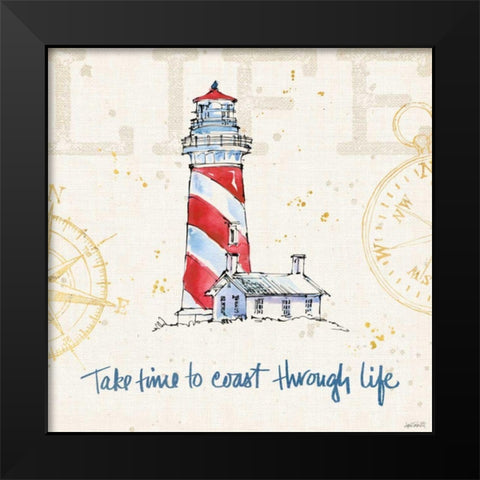 Coastal Life VI Black Modern Wood Framed Art Print by Tavoletti, Anne