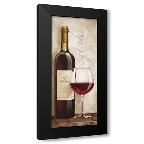 Wine in Paris VI Black Modern Wood Framed Art Print with Double Matting by Penner, Janelle