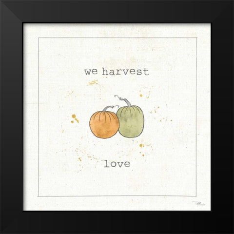Harvest Cuties I Black Modern Wood Framed Art Print by Pela Studio