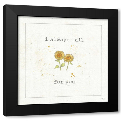 Harvest Cuties II Black Modern Wood Framed Art Print by Pela Studio