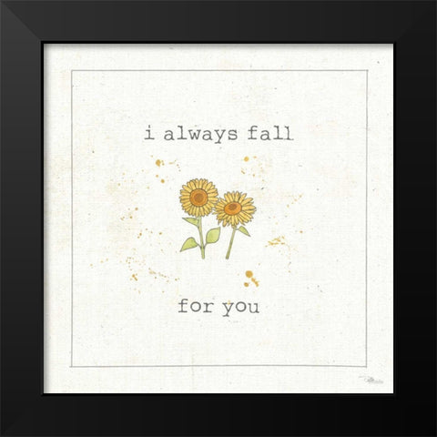 Harvest Cuties II Black Modern Wood Framed Art Print by Pela Studio