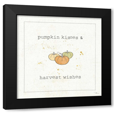 Harvest Cuties III Black Modern Wood Framed Art Print by Pela Studio