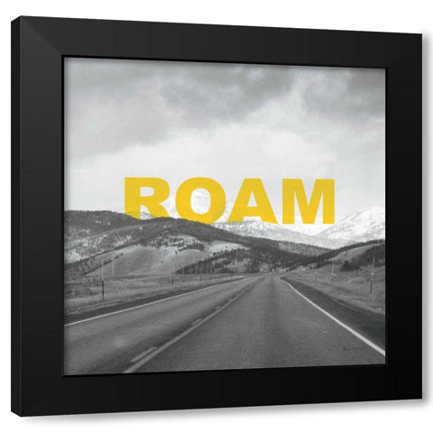 Bold Adventures I Black Modern Wood Framed Art Print with Double Matting by Marshall, Laura