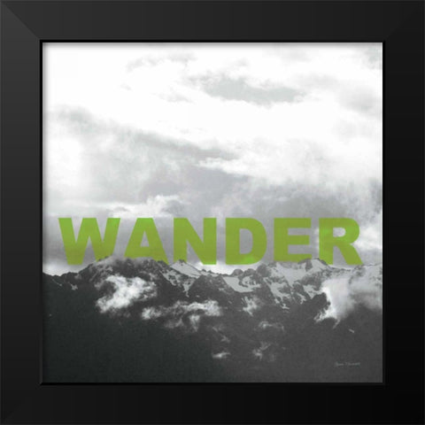 Bold Adventures III Black Modern Wood Framed Art Print by Marshall, Laura