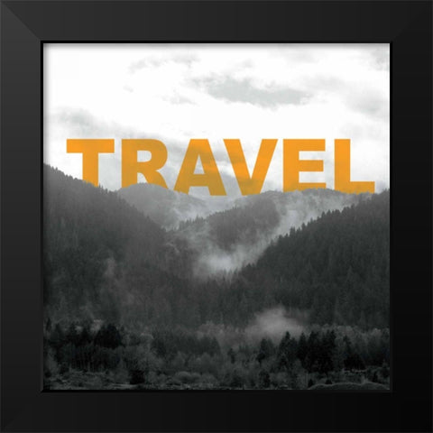 Bold Adventures IV Black Modern Wood Framed Art Print by Marshall, Laura