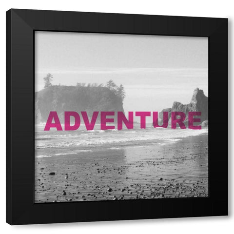 Bold Adventures V Black Modern Wood Framed Art Print with Double Matting by Marshall, Laura