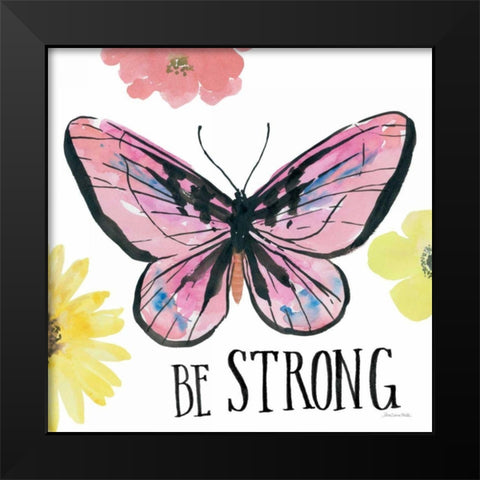 Beautiful Butterfly I Black Modern Wood Framed Art Print by Miller, Sara Zieve