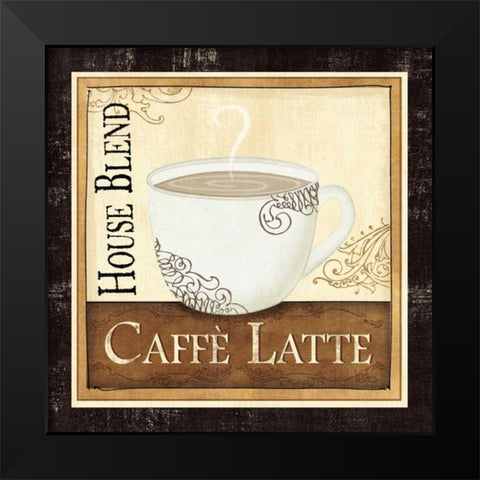 Coffee and Cream I Black Modern Wood Framed Art Print by Charron, Veronique