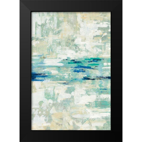 Underwater Reflections II Black Modern Wood Framed Art Print by Vassileva, Silvia