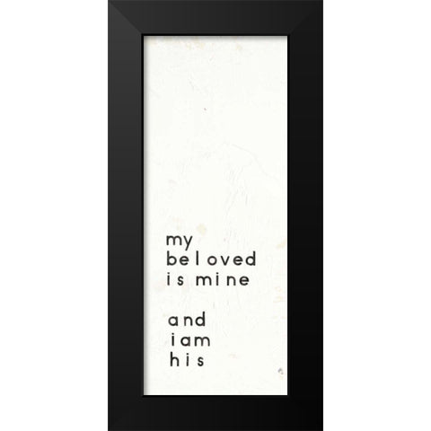 Words of Encouragement II Black Modern Wood Framed Art Print by Adams, Emily