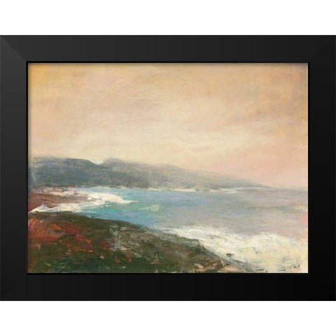 Lands End Black Modern Wood Framed Art Print by Purinton, Julia
