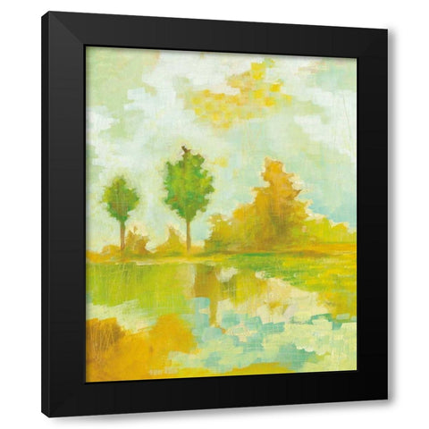 Golden Hour II Black Modern Wood Framed Art Print by Averinos, Melissa