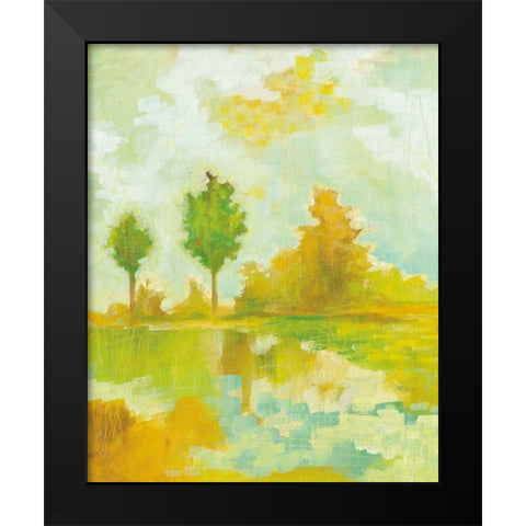 Golden Hour II Black Modern Wood Framed Art Print by Averinos, Melissa