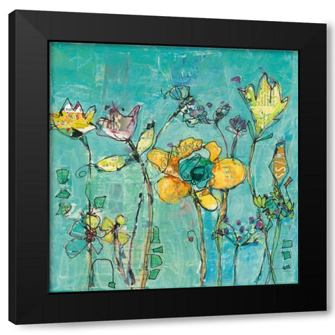 Monkey and Mommy Black Modern Wood Framed Art Print by Day, Kellie