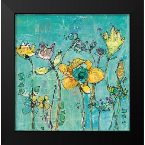 Monkey and Mommy Black Modern Wood Framed Art Print by Day, Kellie