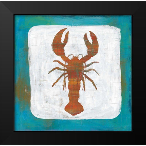 Ahoy II Red Blue Black Modern Wood Framed Art Print by Averinos, Melissa