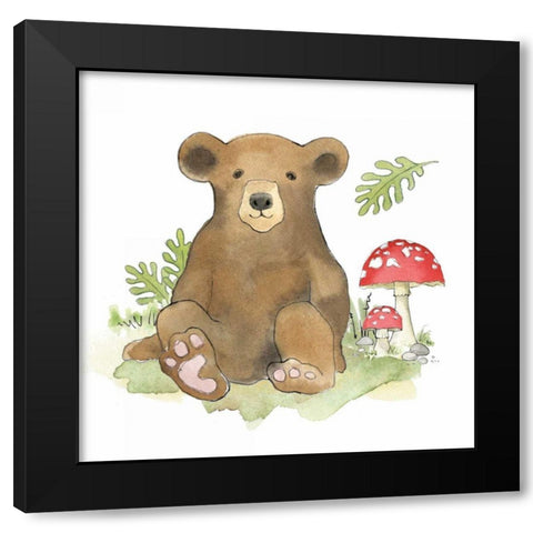 Baby Woodland II Black Modern Wood Framed Art Print by Grove, Beth