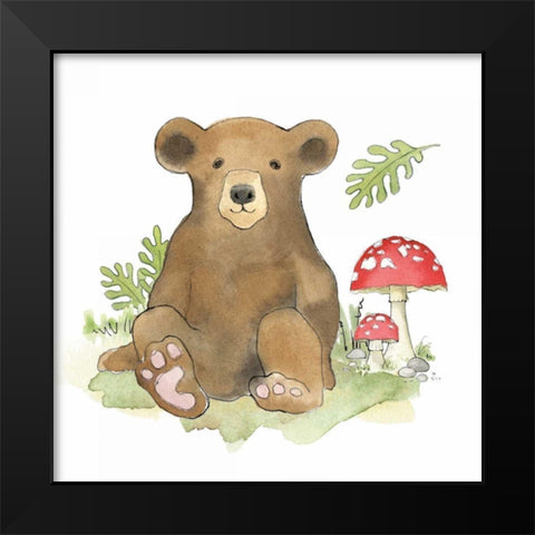 Baby Woodland II Black Modern Wood Framed Art Print by Grove, Beth