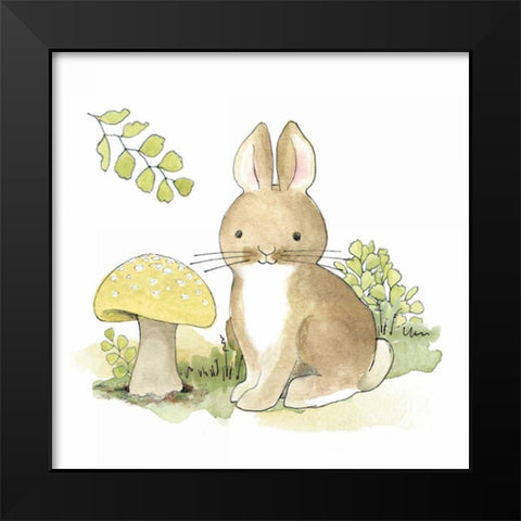 Baby Woodland IV Black Modern Wood Framed Art Print by Grove, Beth