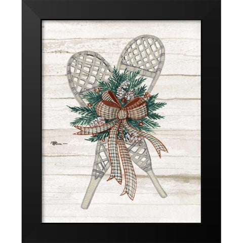 Holiday Sports on Wood III Luxe Black Modern Wood Framed Art Print by McKenna, Kathleen Parr