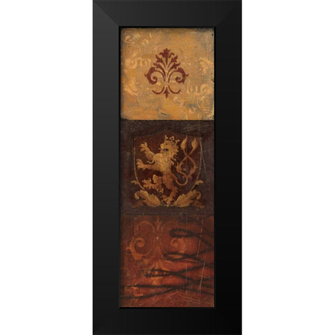 Regal Panel II Black Modern Wood Framed Art Print by Tillmon, Avery