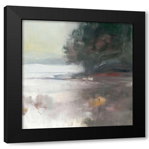 Cygnet Black Modern Wood Framed Art Print with Double Matting by Purinton, Julia