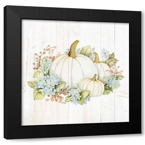 Autumn Elegance I Gold Black Modern Wood Framed Art Print with Double Matting by McKenna, Kathleen Parr