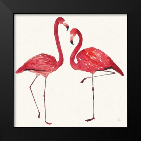 Tropical Fun Bird IV Black Modern Wood Framed Art Print by Sussman, Harriet