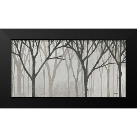 Spring Trees Greystone IV Black Modern Wood Framed Art Print by Lovell, Kathrine