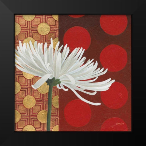 Morning Chrysanthemum I Black Modern Wood Framed Art Print by Lovell, Kathrine