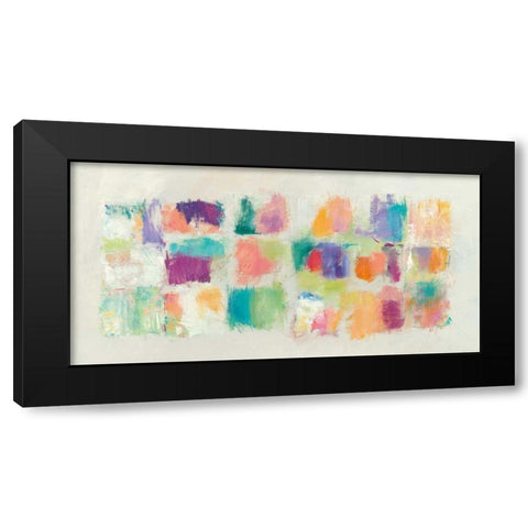 Popsicles Horizontal Stone Black Modern Wood Framed Art Print with Double Matting by Schick, Mike