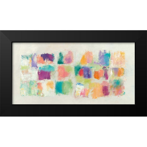 Popsicles Horizontal Stone Black Modern Wood Framed Art Print by Schick, Mike