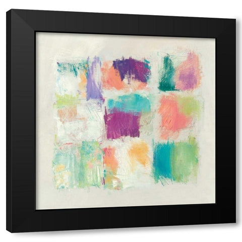 Popsicles II Stone Black Modern Wood Framed Art Print with Double Matting by Schick, Mike