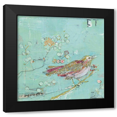 Birds of a Feather Black Modern Wood Framed Art Print by Day, Kellie