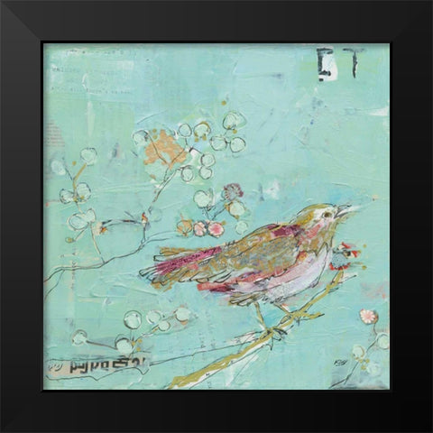 Birds of a Feather Black Modern Wood Framed Art Print by Day, Kellie