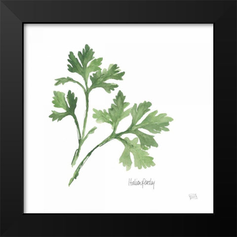 Italian Parsley v2 Black Modern Wood Framed Art Print by Paschke, Chris