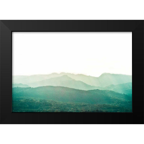 A Watercolor Wash of Light Crop Black Modern Wood Framed Art Print by Bevan, Keri