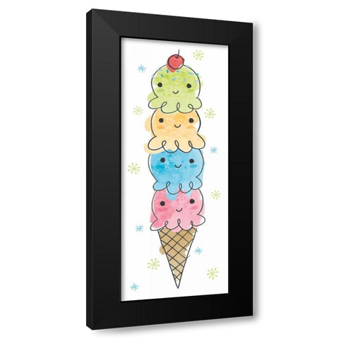 My Treat Panel I Black Modern Wood Framed Art Print by Hershey, Moira