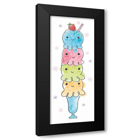 My Treat Panel II Black Modern Wood Framed Art Print by Hershey, Moira