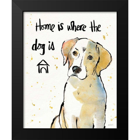 Strike a Paws VIII Black Modern Wood Framed Art Print by Tavoletti, Anne