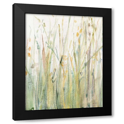 Spring Grasses I Crop Black Modern Wood Framed Art Print by Tillmon, Avery