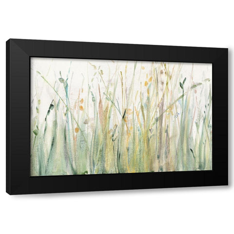 Spring Grasses I Black Modern Wood Framed Art Print by Tillmon, Avery