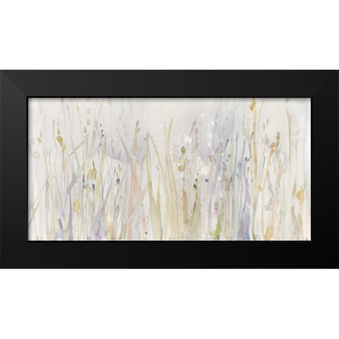 Autumn Grass Black Modern Wood Framed Art Print by Tillmon, Avery