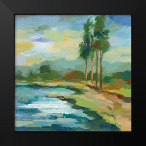 Early Spring Landscape II Black Modern Wood Framed Art Print by Vassileva, Silvia